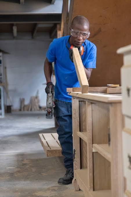 Carpenter at work